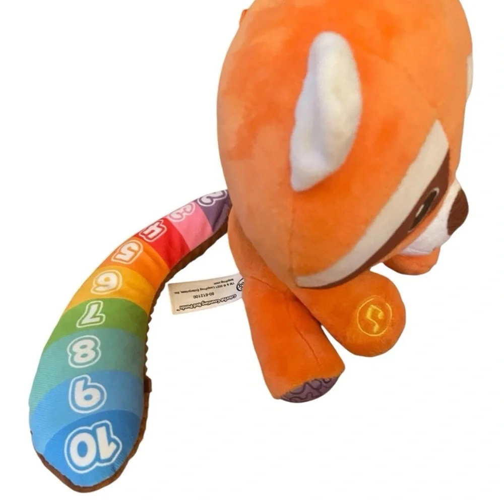 LeapFrog VTech Red Panda Interactive Plush Learning Toy, Counting & Music- Works